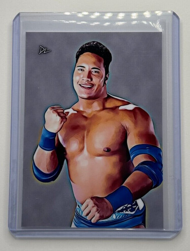The Rock Limited Edition Artist Signed “WWF Legend” Trading Card 3/10