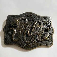 Vans Shoe Skater Skating Skate Boarding Board Border Snake Vintage Belt Buckle