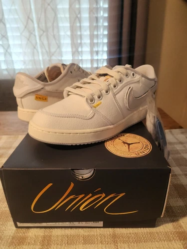 Nike Air Jordan 1 Low AJKO Union Canvas Size 7 DO8912-101 Brand New