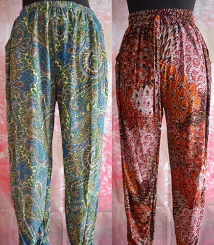 MODSGUE Pantaloni Harem Semplici Da Donna In Lino Di Cotone Con Gamba - Foto 5