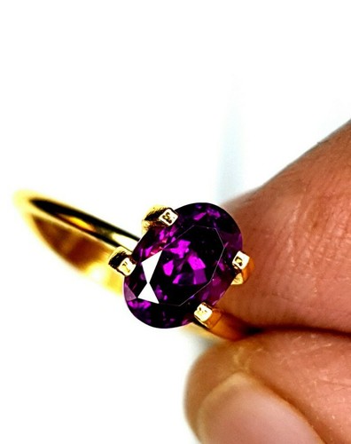 Royal Purple Garnet 2.05 of Mozambique AAA+ Color change Garnet grape garnet - Picture 12 of 12