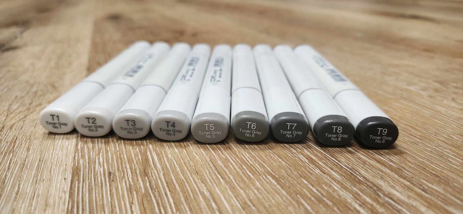 Copic Sketch .Too Markers Double Sided Lot 'Toner' (T1-T9)