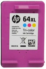 HP 64XL Color Ink Cartridge N9J91AN Genuine