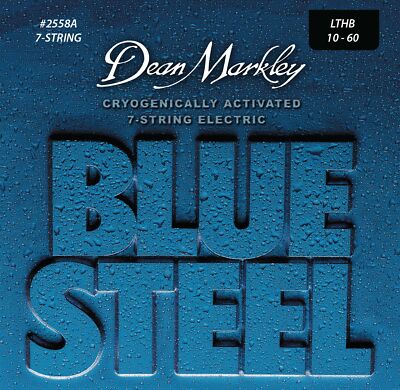 DEAN MARKLEY Blue Steel - 2558 A - Electric Guitar String Set, 7-String, Light T