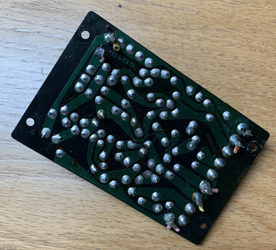 REALISTIC RECEIVER STA-65D MAIN AMP CIRCUIT BOARD 6018 - Image 2 of 2