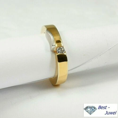 Brillantschliff Echtschmuck aus mehrfarbigem Gold