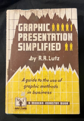 GRAPHIC PRESENTATION SIMPLIFIED R. R. Lutz - Guide to Modern Graphics 1949 (1st)