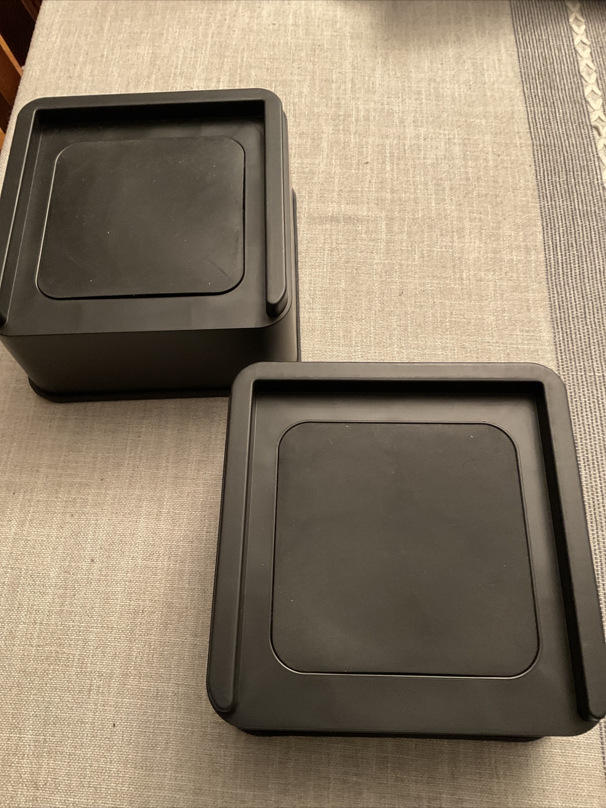 Furniture Risers Jumbo. 2 3” risers for Raising Headboard Acid