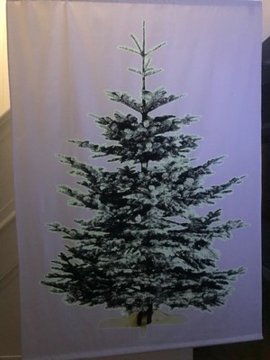 Ikea Albero Di Natale In Tessuto Pannello Decorativo Natale Muro Appeso Ebay