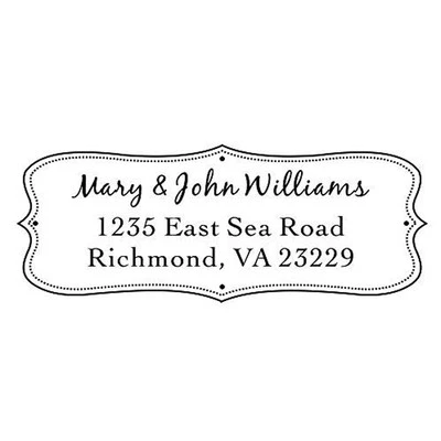 IMPRUE IDEAL Designer Customized IDEAL 4912 Return Address withhis&her name Self inking Stamp