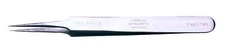 Erem EROP5SAV Stainless Steel Straight Micro Point Carded Tweezer, 4.5" Overall