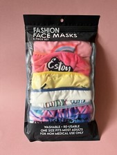 5 New Fashion Face Masks - Spanish Phrases - Washable, Re-usable. Free Shipping