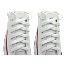 2 Pairs Flat 27",36",45",54",63" Athletic Sports Sneaker White Shoelace Strings 