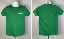 Tanqueray Gin T Shirt Mens Medium Green Cotton Distressed Logo