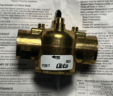 NOWY InvensyErie T.a.c VT2317 Korpus zaworu 2-drożny 3/4" Pot 7,5Cv System 300PSI Max