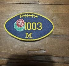 Michigan Football Patch 1003 Win 2023 Championship Rose Bowl Patch