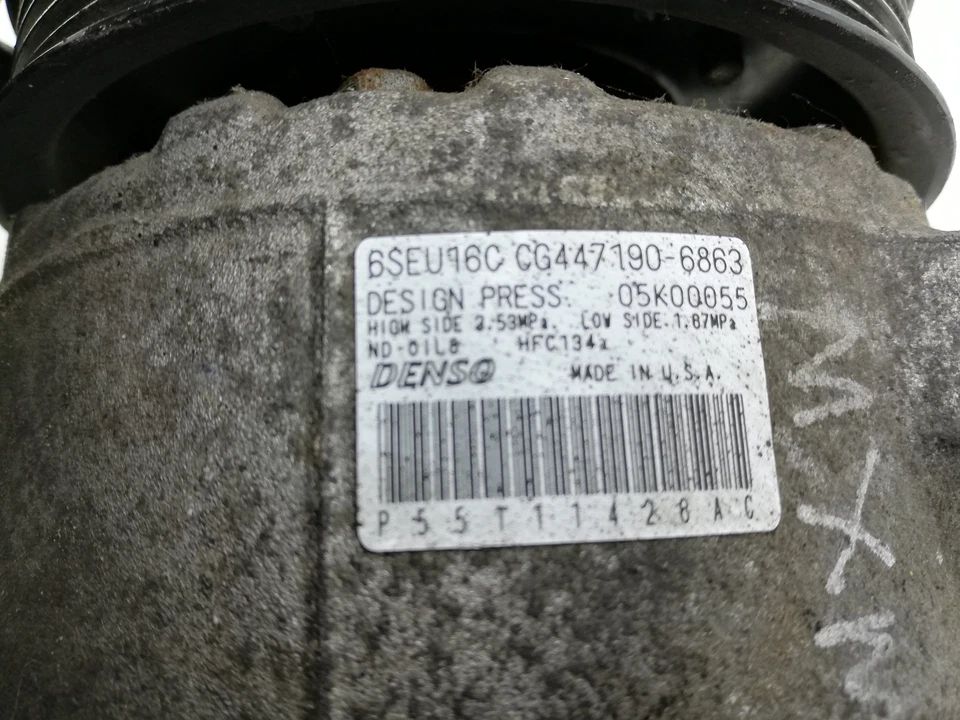 DODGE AVENGER Air Condition Pump cg447190-6863 2007 12641732 - Image 4 of 4