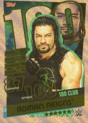 Topps WWE SLAM ATTAX RELOADED GOLDEN ICON, 100 CLUB, SUPER RARE & LIMITED CARDS