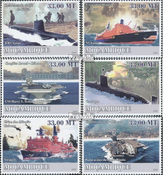 Stamps Mosambik 2009 Mi 3107-3112 (complete. issue) MNH 2009