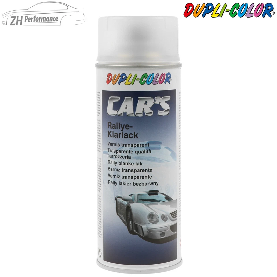 DUPLI COLOR Cars Rallye Klarlack matt Acrylspray Lackspray 400ml - Bild 1 von 1