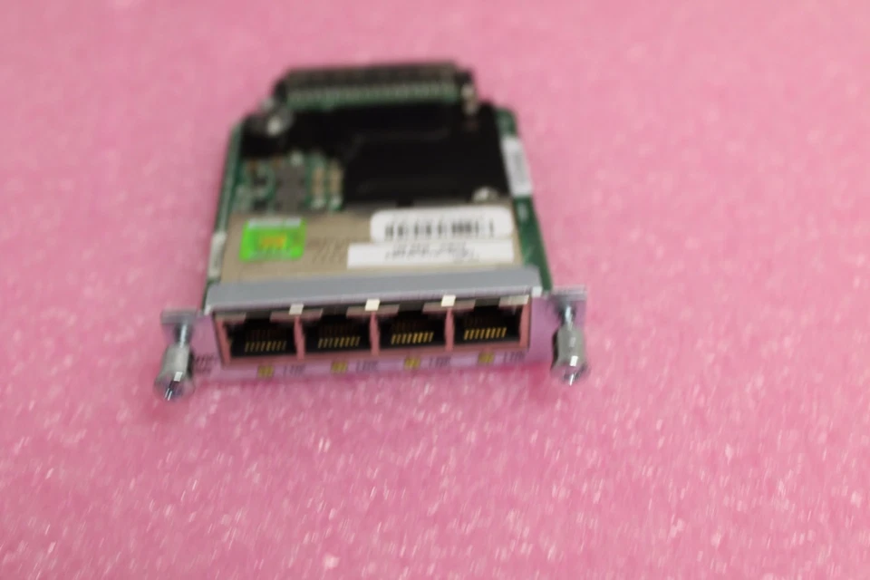 Cisco EHWIC-4ESG 4-Port Gigabit Ethernet Enhanced High Speed WAN Interface Card - Image 2 of 4
