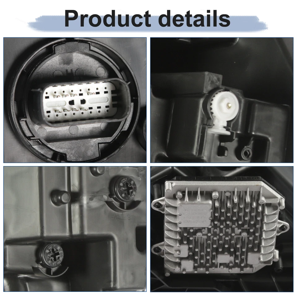 Headlights Headlamps Pair Fit For 2019 2020 2021 2022 2023 Dodge RAM 1500 LED - Image 4 of 4