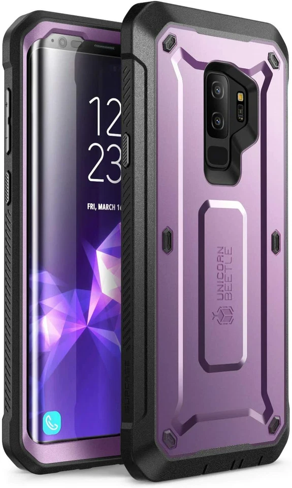 SUPCASE Para Samsung Galaxy S9+ Plus, Funda Giratoria Funda Pantalla Incorporada Foto 3 de 4