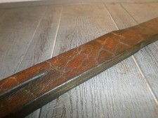 tawse/cane 2tail genuine leather very special rare school teachers old tawse