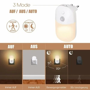 Dimmable LED Night Light with Motion Sensor
