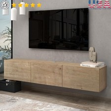 Floating TV Stand Wall Mount Media Console Storage Shelf 65-80 Inch TVs New