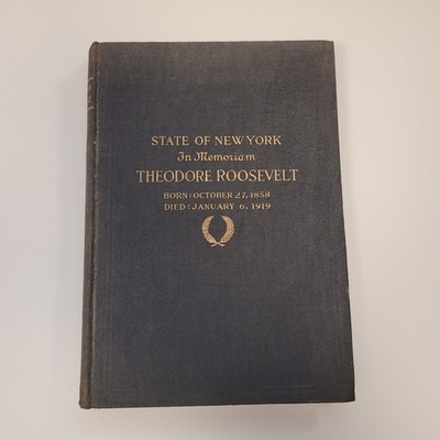 1919 State Of New York In Memoriam To Theodore Roosevelt