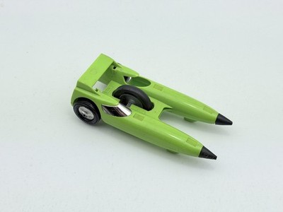 Vintage 1971 Kenner Green Two-Much Super Sonic Power Rip Cord Toy 7''
