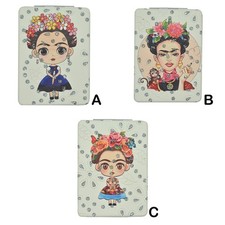 2, 4 pcs Double Compact Rhinestone Crystal Mirror