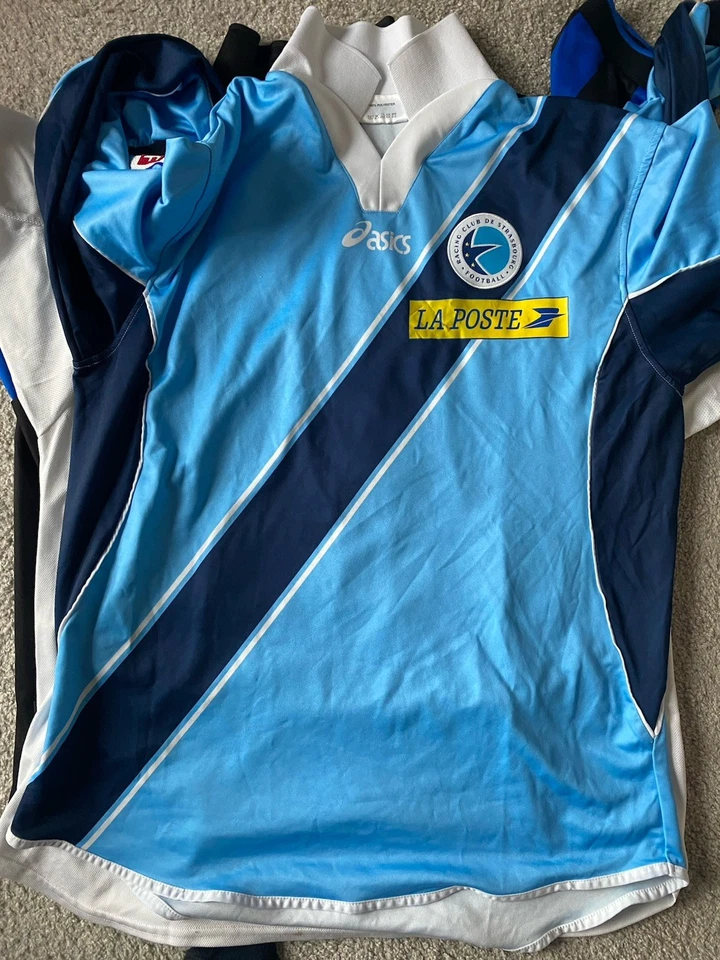 Maillot De Football - Racing Club de Strasbourg - Porté par Teddy Bertin - Photo 2/2