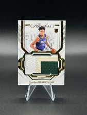 MARJON BEAUCHAMP 2022-23 Panini Flawless Rookie Game-Worn Patch Gold 05/10