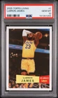 2025 Topps Living LeBron James #1 First Card in Set PSA 10 GEM MINT