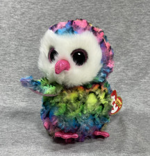 TY Beanie Boos - 6" OWEN the OWL - MINT WITH MINT TAGS