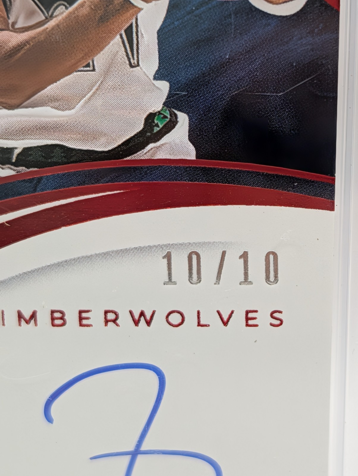 (#10/10) Kevin Garnett ON-CARD Auto GAME USED SNEAKER Patch 🔥 2024 Immaculate view 3