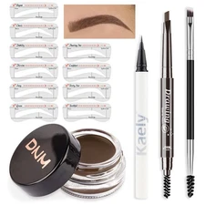 evpct Eyebrow Stencils Kit for Women Shaping, Eyebrow Shaper Makeup Kit, Eye ...