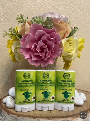 Kawakawa - Pure Healing Balm (15g ea / pack of 3) with ingredients from NZ