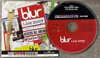BLUR  : 10 Track Promo CD - LIVE 2009  VG+