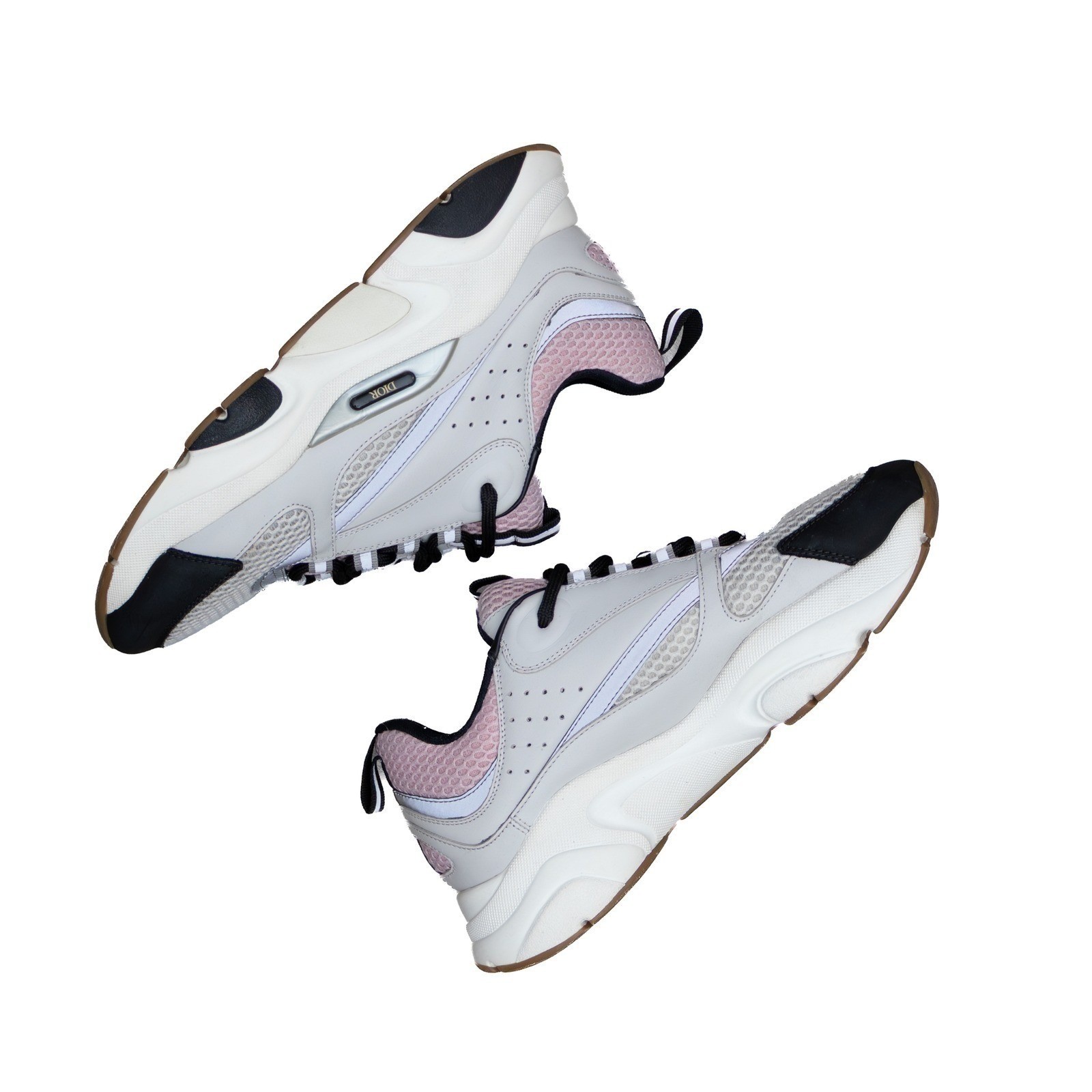 Dior B-22 Chunky Mesh Sneakers – Grey / Pink - Size EU 41 / US 10 image 4