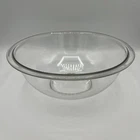 Pyrex Vintage #325 Clear Glass Large Ribbed 10" Mixing Bowl 2.5 Liter