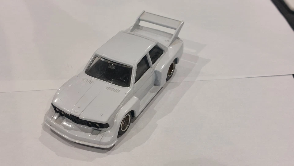 BMW 3.20 RACING 1980 1/43 LUSSO TOYS BLANC - Photo 3/4