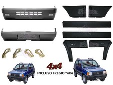 KIT PARAURTI ANT+POST+KIT MODAN.COMPLETO DI STAFFE+FREGIO 4X4 FIAT PANDA 86>03