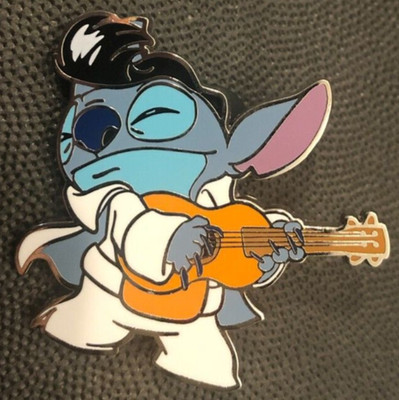 Disney pin 138253 Lilo & Stitch Elvis Presley guitar rock star ukulele Hawaii