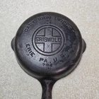 Vintage Griswold Cast Iron Skillet Size No. 3 709 Erie PA Antique VTG