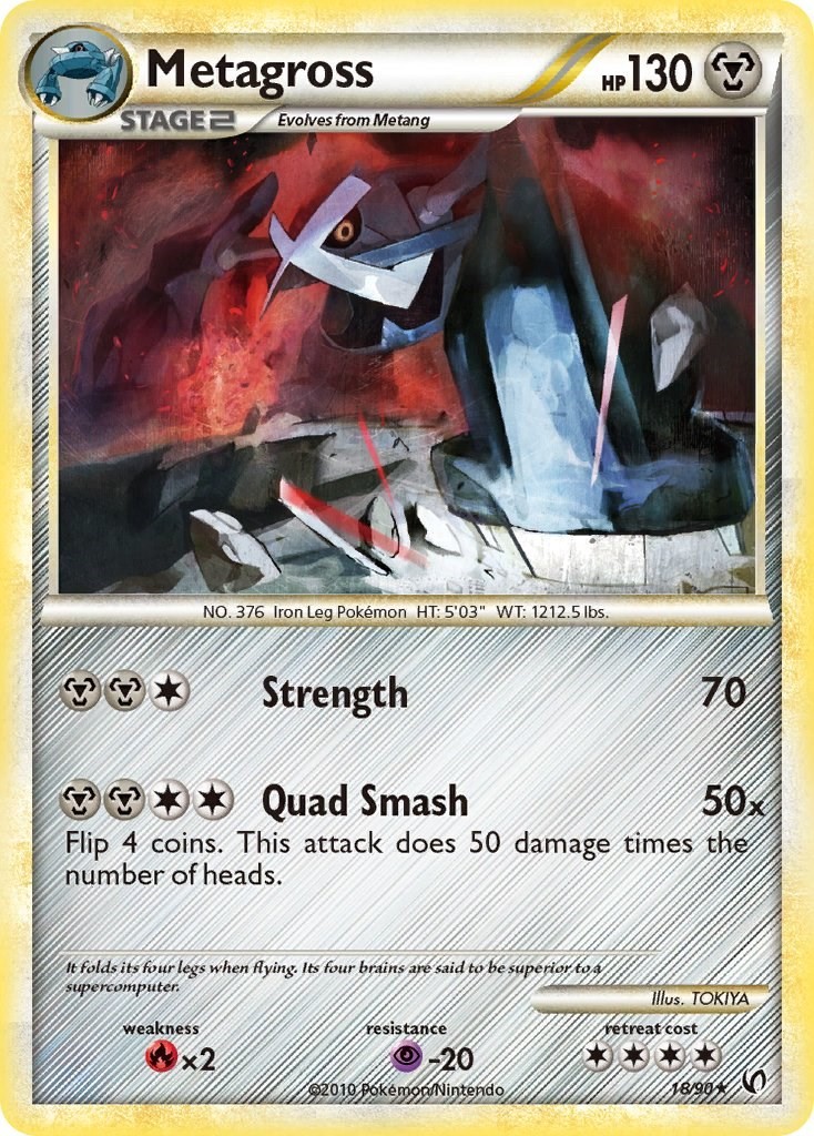 MP Reverse Holofoil - Metagross UD - 18/90 Undaunted