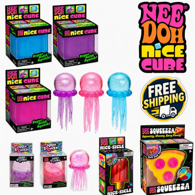 Schylling NeeDoh Nice Cube Stress Relief Squishy Fidget Toy ADHD Sensory