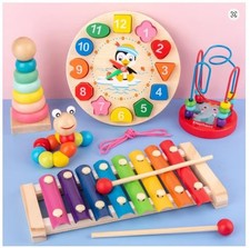 Montessori 3D Wooden Puzzle Toy for Kids Early Learning Educational